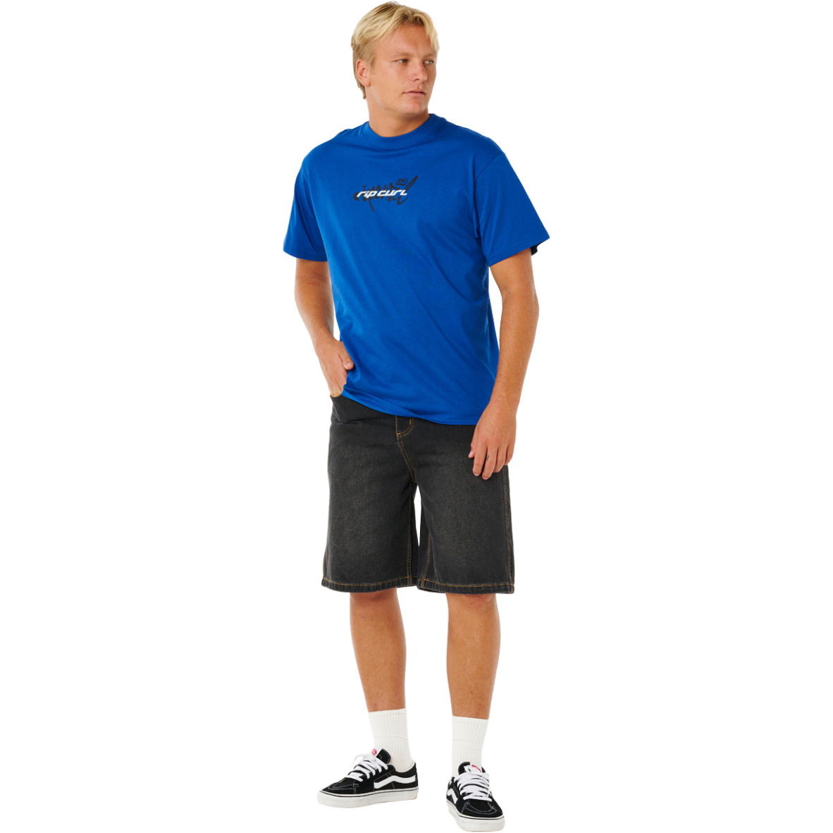 2026 Rip Curl Männer Inner Visions Blast Over Tee 0XNMTE - Electric Cobalt